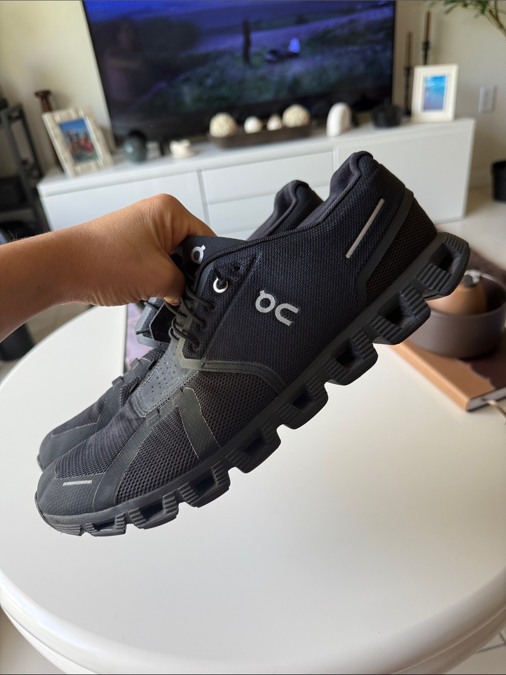 On Running Cloud 5 All Black Men’s Running Shoes Lightweight Casual Sneakers 13 - Picture 9 of 13